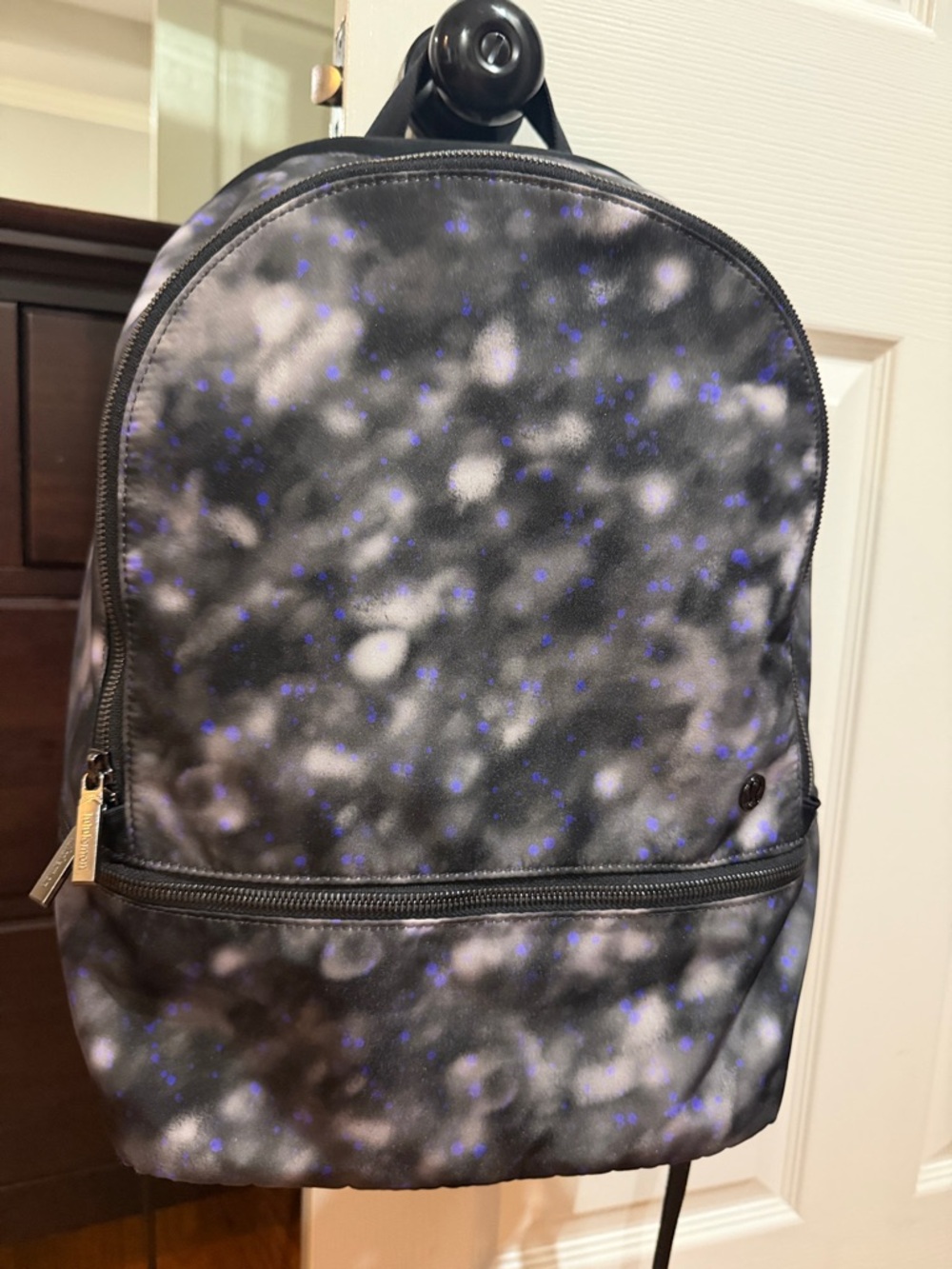 Lululemon Black & Blue Speckled Backpack